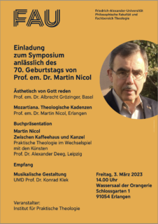Zum Artikel "Symposium anlässlich des 70. Geburtstags Prof. em. Dr. Nicol"