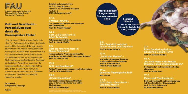 Interdisziplinäre Ringvorlesung im SoSe 2024