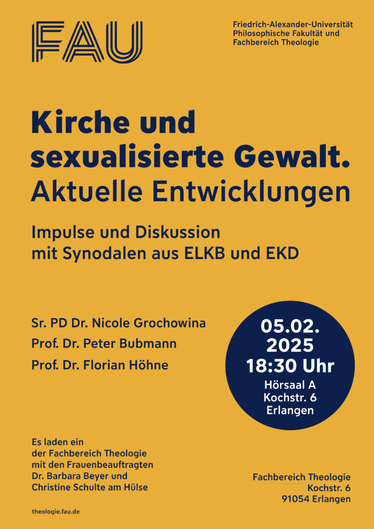 Infoveranstaltung „Kirche und sexualisierte Gewalt. Aktuelle Entwicklungen“